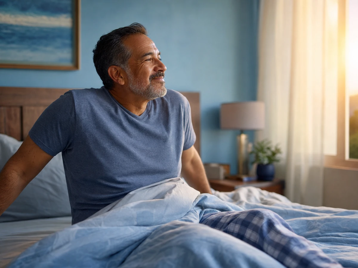 Uroferon gotas para la próstata, hombre con más bienestar y energía durante el día